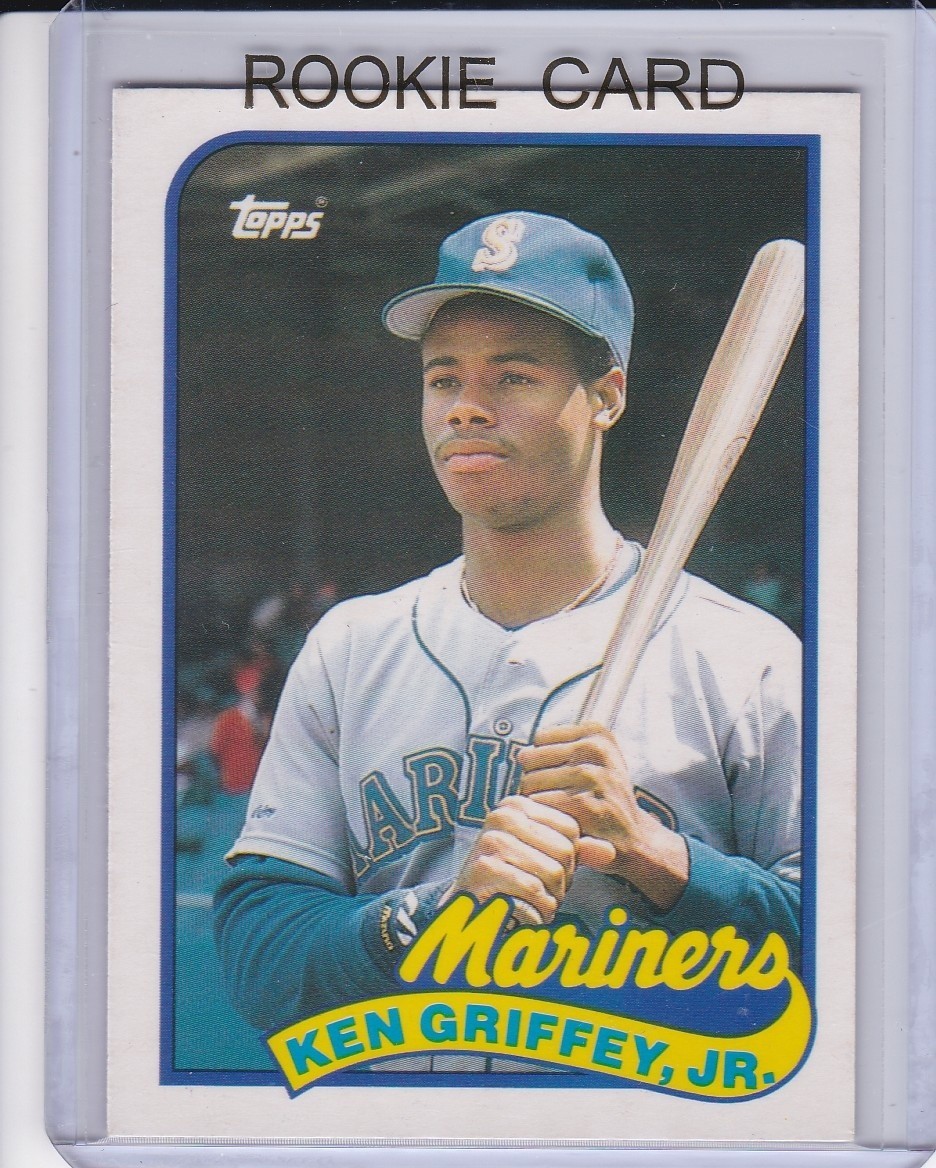 KEN GRIFFEY JR. ROOKIE CARD 1989 Topps Traded #41T Seattle Mariners Baseball RC!