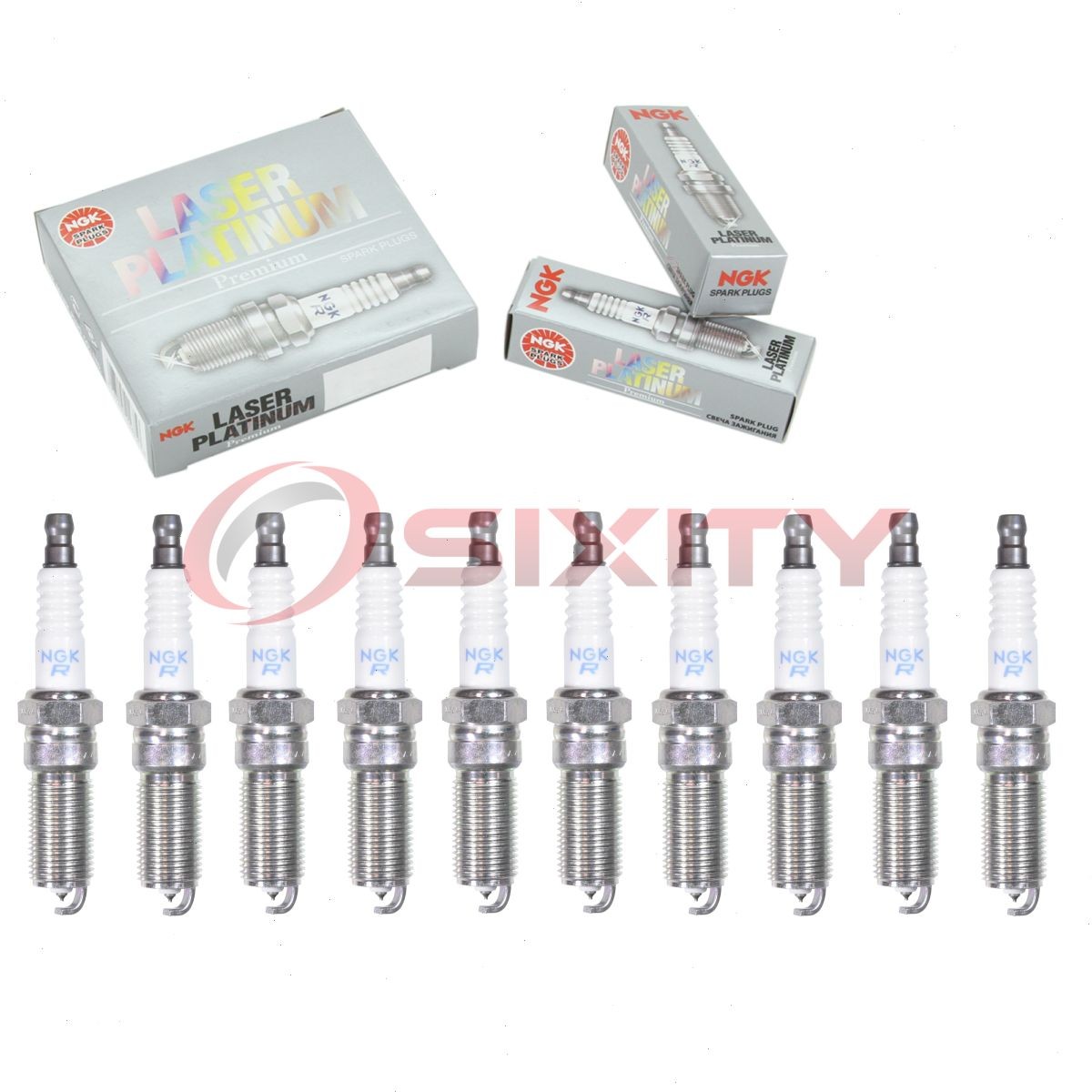 10 pc NGK 90374 LTR6DP13 Laser Platinum Spark Plugs for SP548 CYFS12F1 CYFS yr