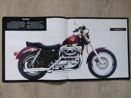 Harley Davidson Programm Prospekt 1991 Sportster Super Glide Low Rider Softail - Picture 4 of 13