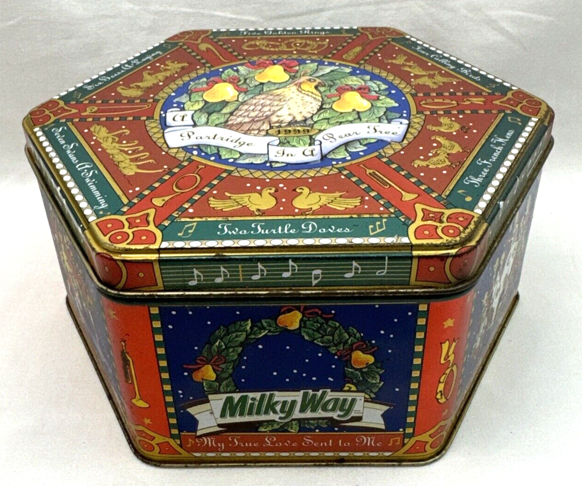 Milky Way 1999 Limited Edition/Tin Canister with Lid-12 days of