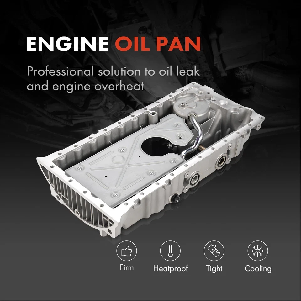 Cacerola de aceite del motor para Volvo S60 V70 S80 2,3 L 2,4 L 2,5 L 2003-2009 Foto 2 de 4