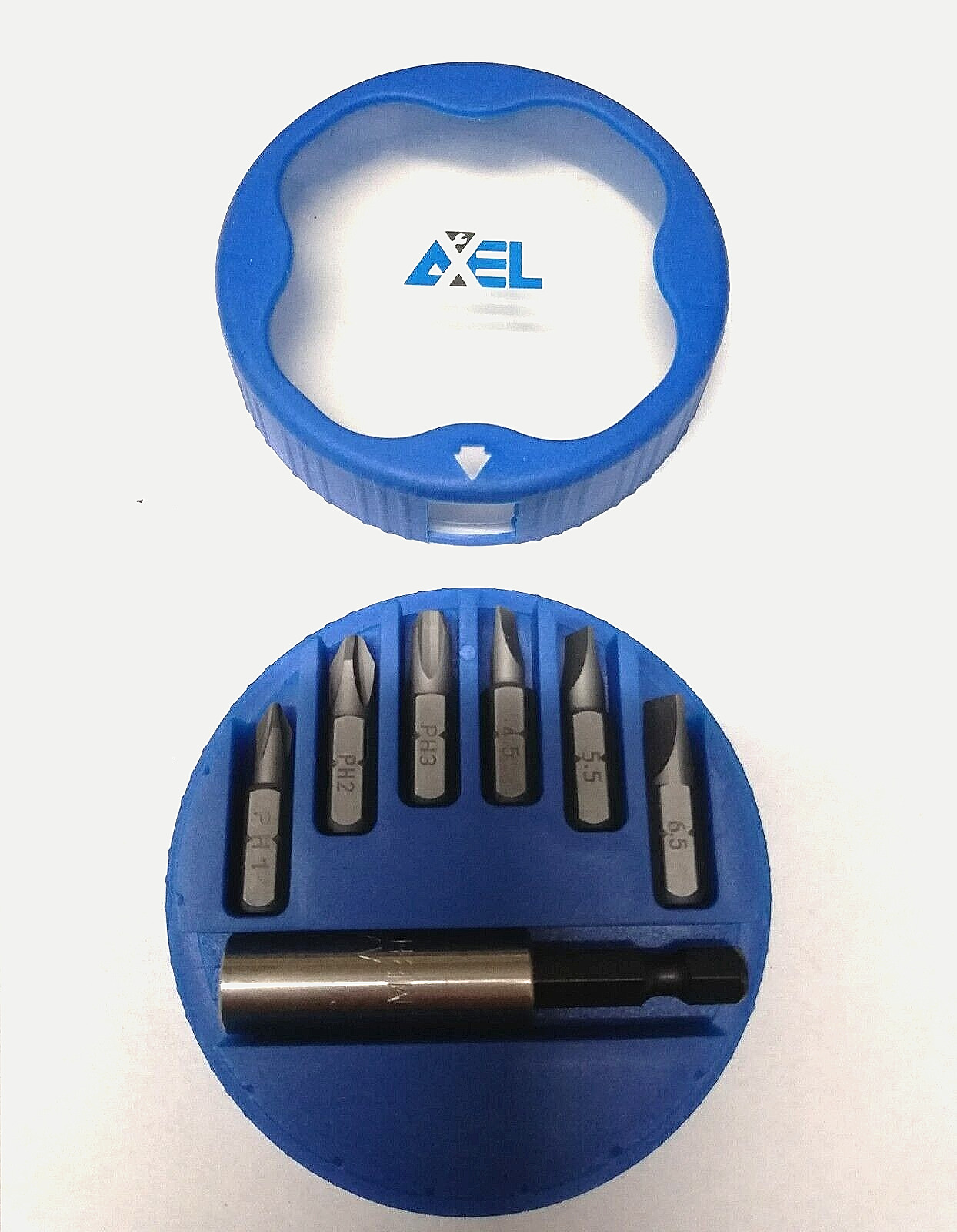 INSERTI PER TRAPANO AVVITATORE PUNTE CACCIAVITE TAGLIO CROCE STELLA SET 7pz kit