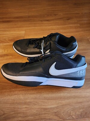 Size 18 - Nike Ja 1 TB Black White for sale online | eBay