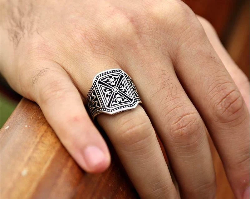 Silver big 2024 ring designs
