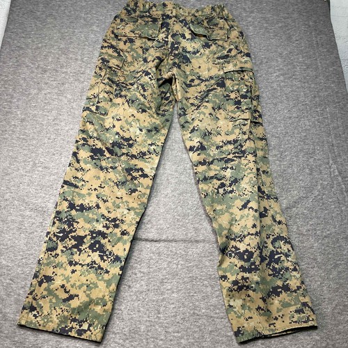 American Apparel Inc Cargo Pants Medium Long Woodland Marpat Military Combat - Picture 6 of 10