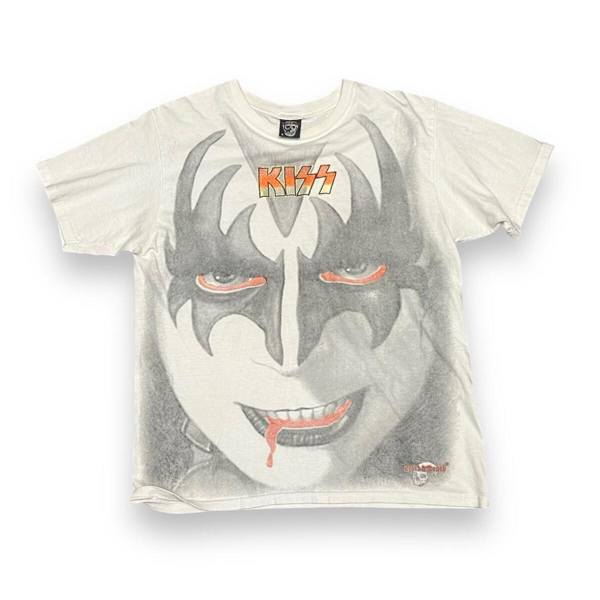 VTG KISS Gene Simmons Band Graphic Tee Y2K Vintage Rare Size M Rock Band Tour Shirt