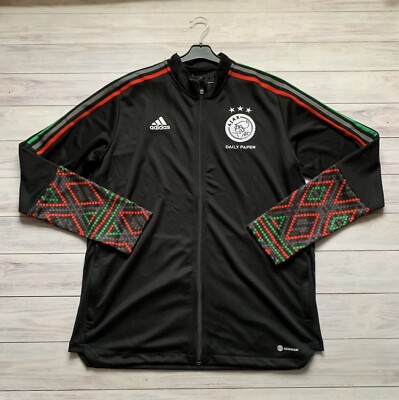 Ajax Amsterdam x Daily Paper Football Soccer adidas Jacket Size XL