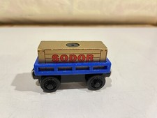 Blue Cargo Car with Cargo for Thomas and Friends Wooden Railway
