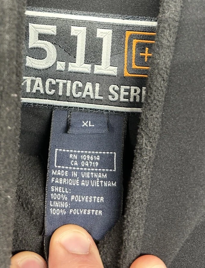 Chaqueta táctica 5.11 para hombre talla L gris manga larga camaleón softshell cremallera completa Foto 2 de 4