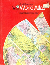 Rand McNally Quick Reference World Atlas (1977, Softcover) !!
