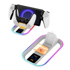 Charging Dock Charger Stand Station for Sony PlayStation Portal PS5 Game Console