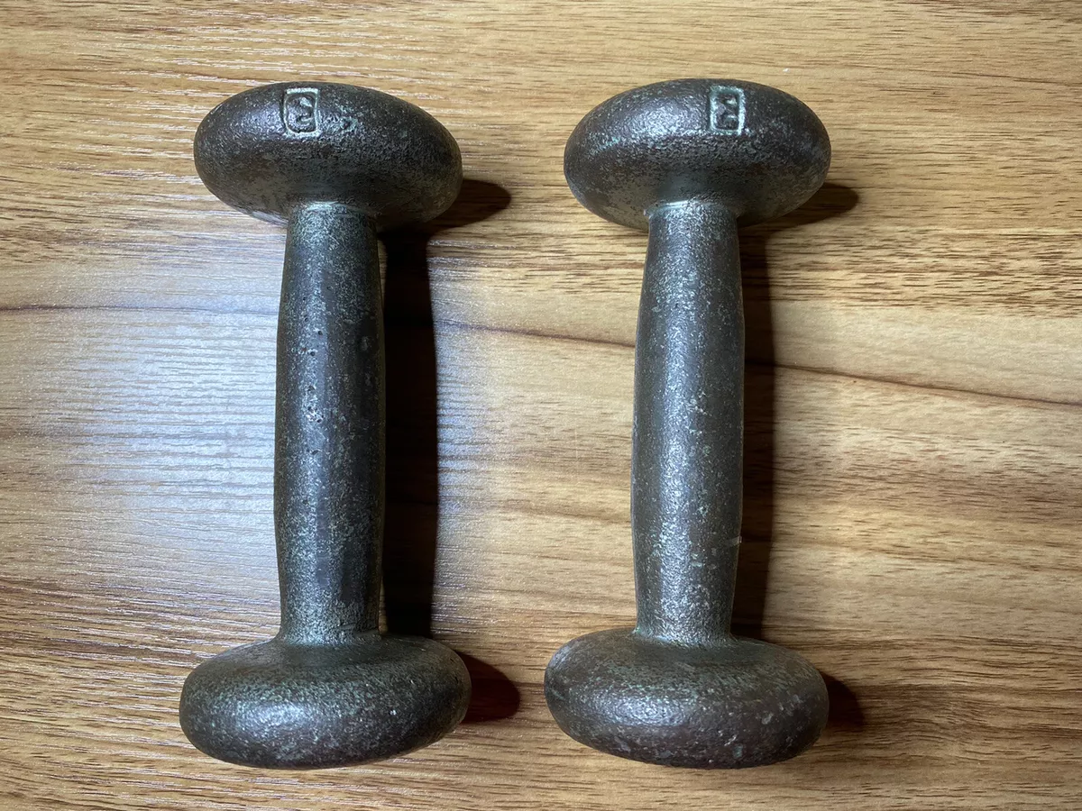 Metal on sale dumbbells online