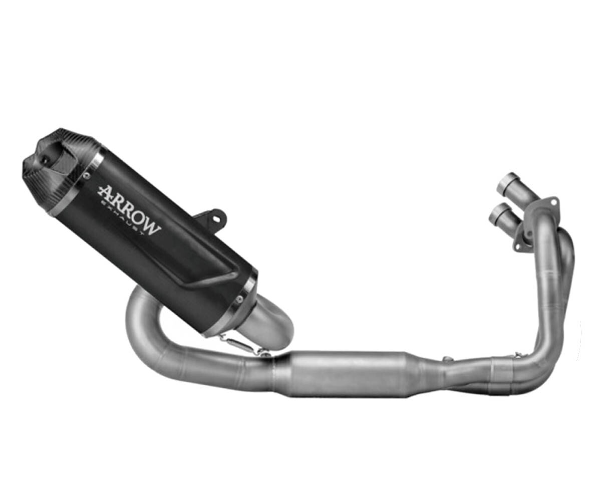 Racing Dark Alum Full System Exhaust Arrow IndyRaceEVO Kawasaki