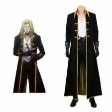 Castlevania Season Adrian Alucard Tepes Cosplay Costume Halloween Uniform Outfit