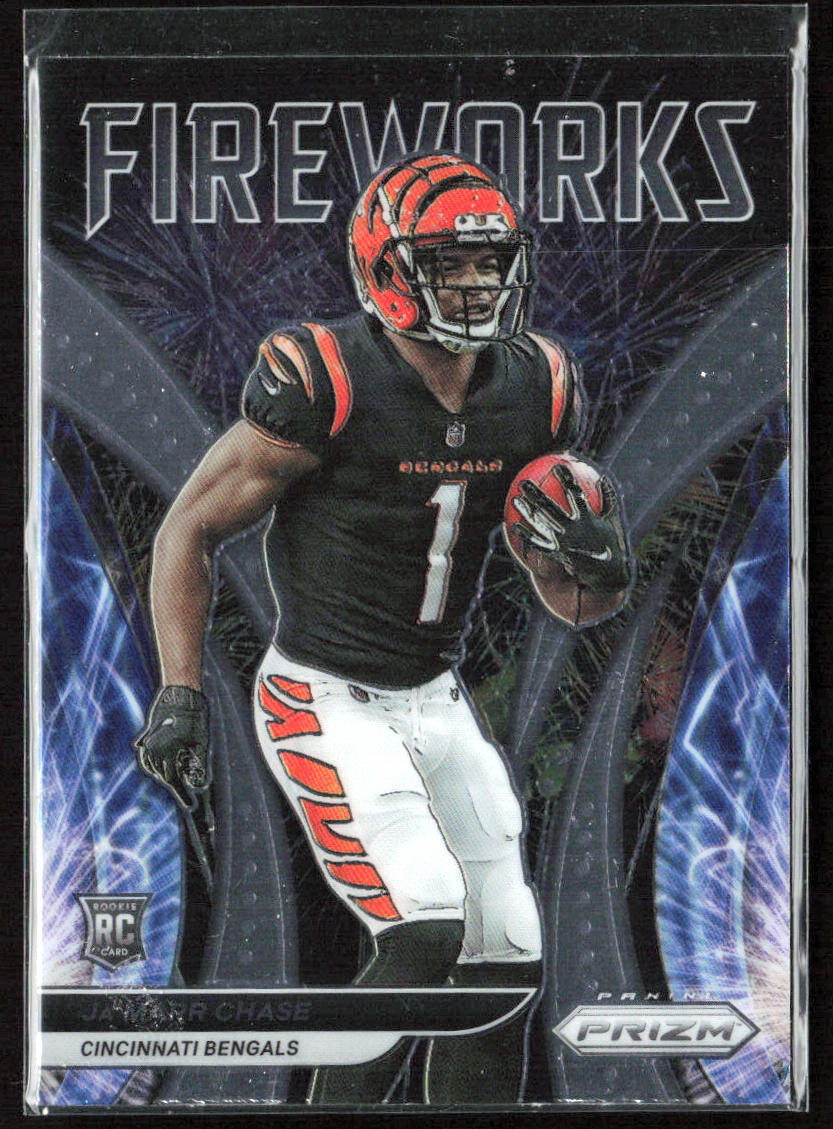 2021 Panini Prizm #F-11 Ja'Marr Chase Fireworks