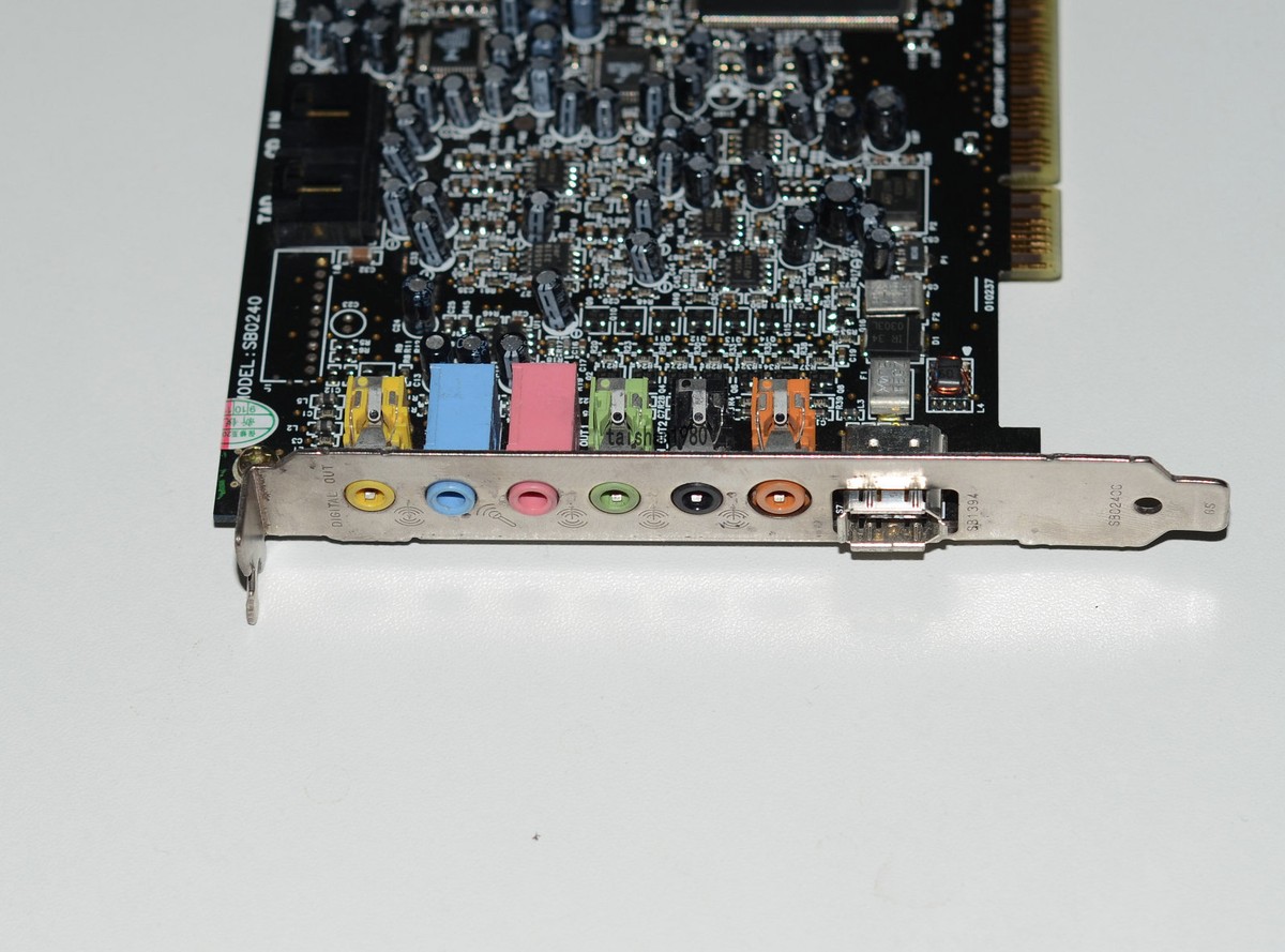 Creative Audigy 2 SB0240 Sound Blaster Card Sb1394 PCI for sale