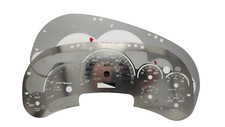 US Speedo Stainless Steel Gauge Face Kit White Text Matching Pointers GM 2003-06 gallery