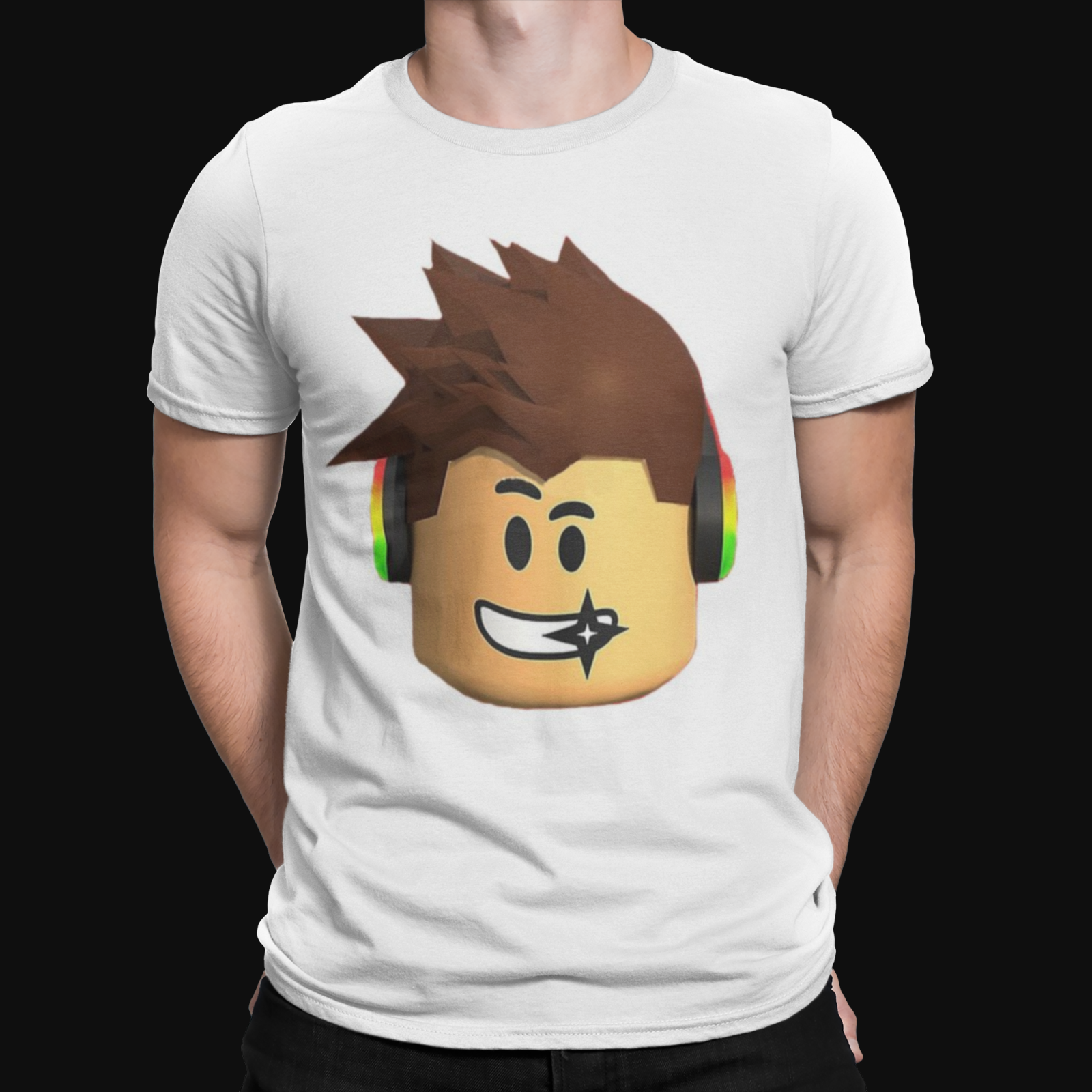 Roblox Chad Face Meme Unisex Jersey Short Sleeve Tee -  Ireland