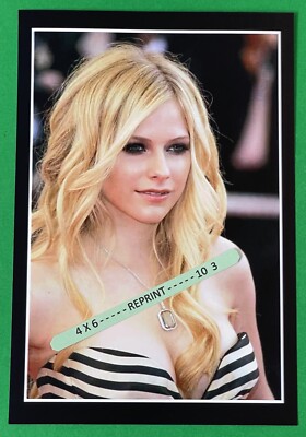 Found 4X6 PHOTO of Sexy Beautiful Avril Lavigne Hollywood Singer Celebrity