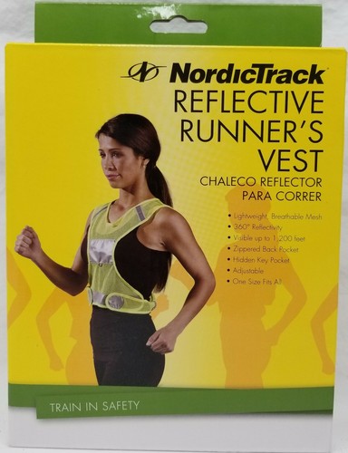 NordicTrack Reflective Runner's Vest - NIB - Picture 2 of 6