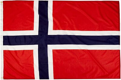Norway Flag 5x8 Annin 196452 NYL-GLO High Quality Made in USA  Priority Shipping
