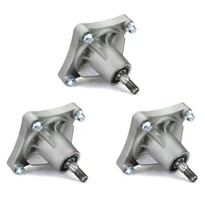 (3) Spindle Assemblies for Hustler 34" to 52" 931741 931881 931899 604214