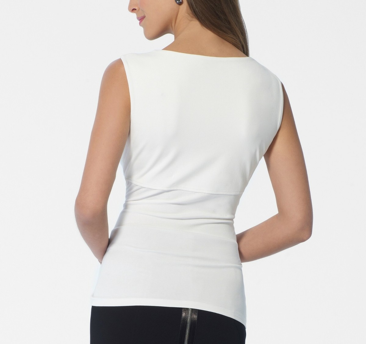 NWT Sexy CACHE White Zipper Corset Top High Quality Stretch M | eBay