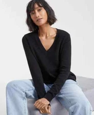 [Charter Club] Women's 100% Cashmere V-Neck Sweater - M -  New - 2024