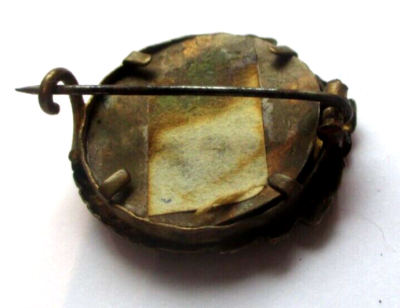 Broche Ancienne Porte-charm En Plaqué Or - Pour Femme - Occasion Bon état