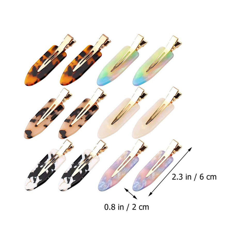 12 Pcs Hair Styling Accessories Mini Alligator Clips Hairpin Barrettes