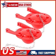 Toilet Flapper Ultra High Performance Universal Flapper 3" Flush Valves (2 PCS)