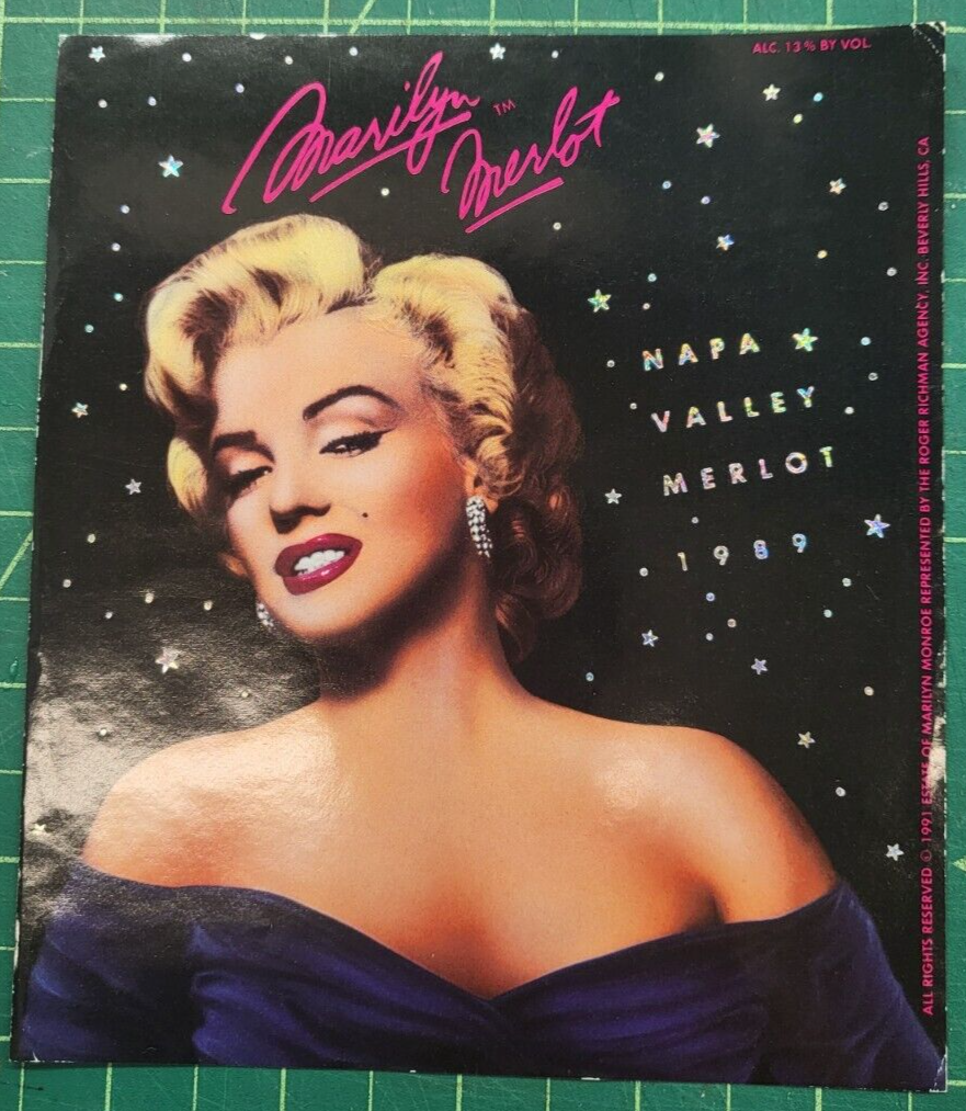 Marilyn Monroe 2018 Napa Valley Merlot 2000 Marilyn Monroe Merlot