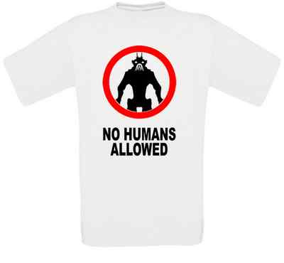 No Humans Allowed District 9 Kult Movie T-Shirt alle Größen NEU