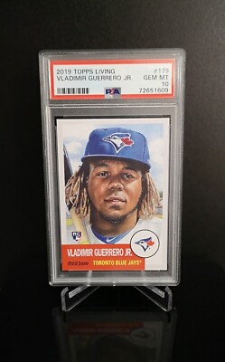 PSA 10 💥 VLADIMIR GUERRERO JR. RC 2019 Topps Living Rookie PSA 10 💥 VLADIMIR GUERRERO JR. RC 2019 Topps Living Rookie