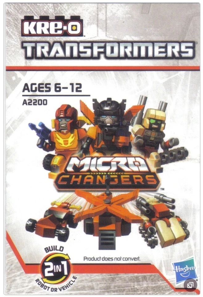 Kre-O Transformers Demolisher Mini Figura Colección 4 Kreon Micro Cambiadores Foto 4 de 4