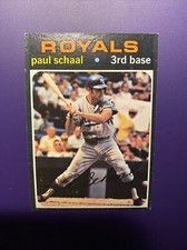Paul Schaal 1971 #487 Topps Baseball Card - Super Nice - Very Good or better