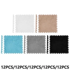 12pc Puzzle Exercise Mat EVA Foam Interlocking Floor Tiles Non-slip mat GYM Home