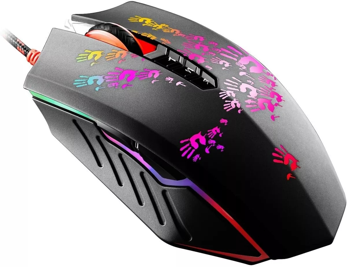 Bloody Blazing A60 Gaming Mouse Light Strike Wired Optical 100