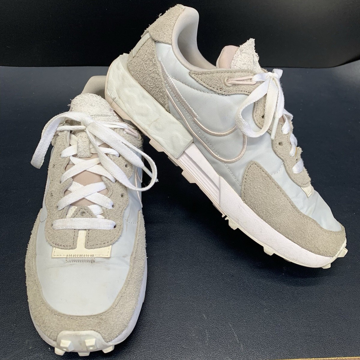 【Nike】 (W) Nike Fontanka Waffle White Nike Fontanka Waffle Off White 2022, Women's Size 8 Leather