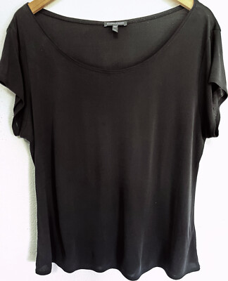 eileen fisher stretch silk shirt