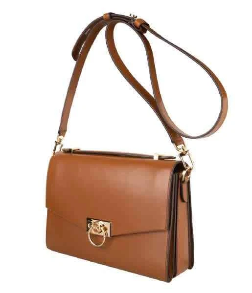 Michael Kors Brown Ladies Hendrix Leather Messenger Bag 30F0G1HM2L