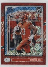 2024 Panini Donruss Optic Rated Rookie Red Mojo Prizm Erick All Jr #233 19l7