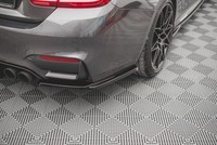 Maxton Design Diffusor Flaps V.2 Passend FüR Bmw M4 F82 Schwarz Hochglanz