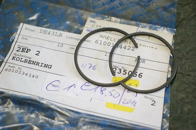 2x Kolbenring 38,2x1,5 mm 235056 Vespa PK 50 S (Automatik) NOS Piston Ring