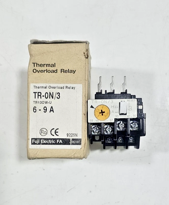 FUJI ELECTRIC TR-ON/3 New - Surplus Motor Protection Overload Relay