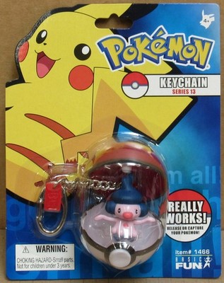Basic Fun 1466 Pokémon ''Mime Jr.'' Series 13 Keychain NIP