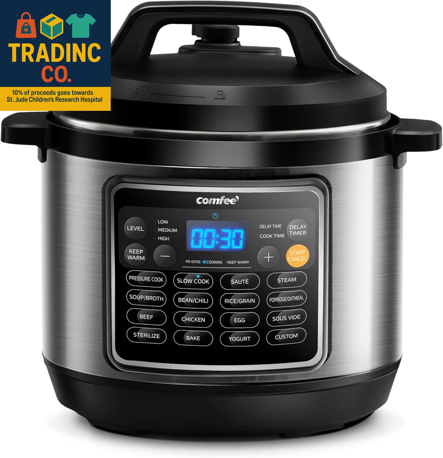 COMFEE’ 16 in 1 Electric Pressure Cooker Instant Multi Cooker Olla De Presion No