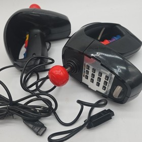 Pair ColecoVision Super Action Controllers Vintage 1983