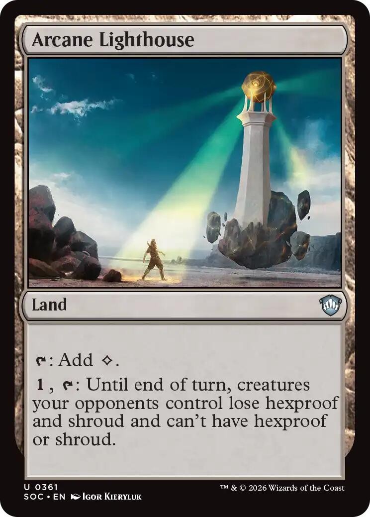 Arcane Lighthouse (361) Commander: Secrets of Strixhaven MTG SOC
