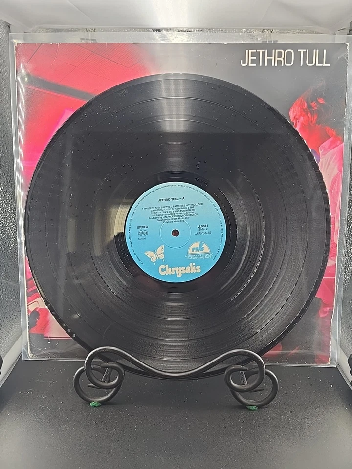 RARE ERROR! JETHRO TULL-A 1985 LP Yugoslavia / UK Press side B Label On Side A - Image 4 of 4